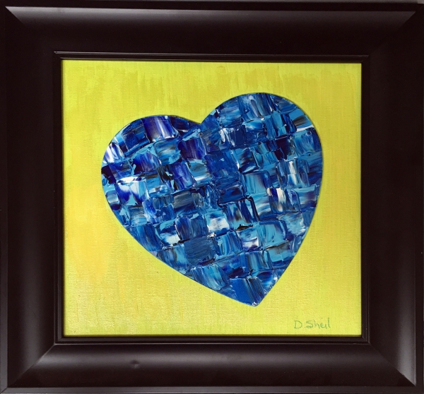 Click here to view Blue-Yellow Heart by Dennis Sheil